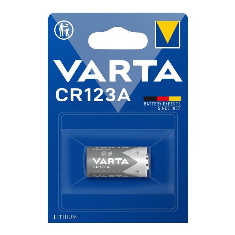 VARTA BATTERIA LITIO CR123A 3V 6205