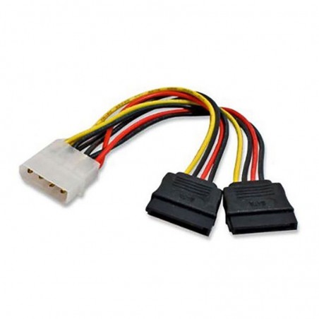 CAVO MOLEX M 4 PIN TO 2 SATA F 15 PIN 15CM.