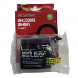 CARTUCCIA NERO COMP.BROTHER LC980/985/1100 UN.