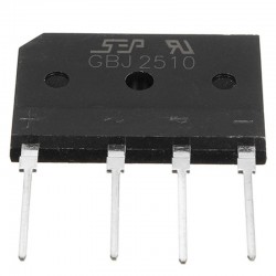 DIODO A PONTE GBJ2510 25A 1000V VERTICALE