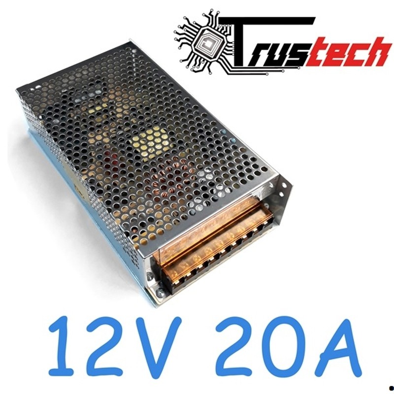 TRUSTECH ALIM.STAB. SWITCH 220V 12V 20A TR-18308