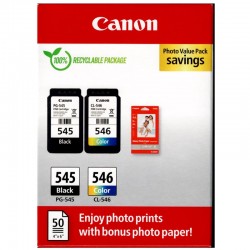 CANON MULTIPACK PG545+CL546+50FOGLI 4X6FOTO