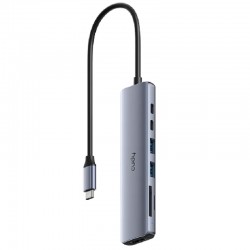 CUDY UH407 - HUB USB 7-IN-1 WITH 4K HDMI