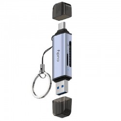 CUDY UH200 - CARD READER USB-A / USB-C 2 IN 1